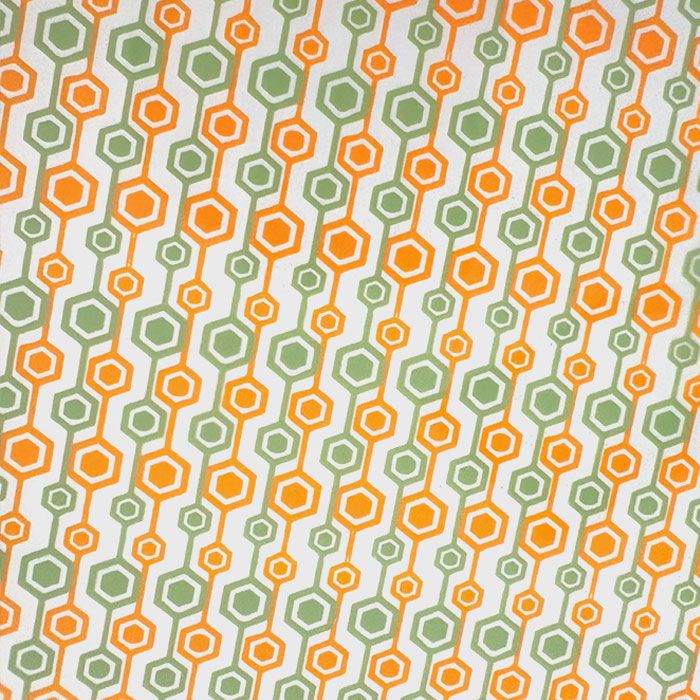 Chocolate Transfer Sheet Hexagon Stripes