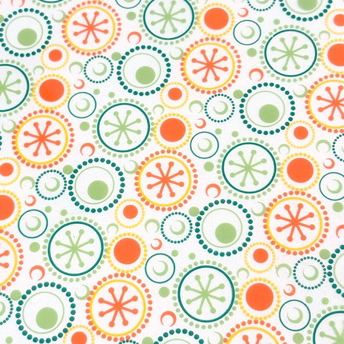 Chocolate Transfer Mid Century Rings