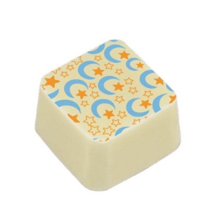 Chocolate Transfer Sheet Tiny Moons & Stars