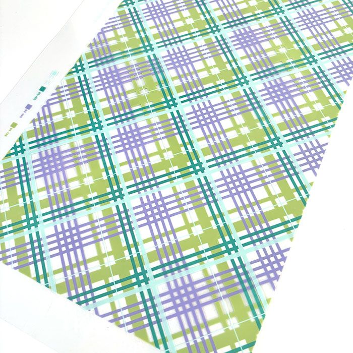 Chocolate Transfer Pastel Plaid