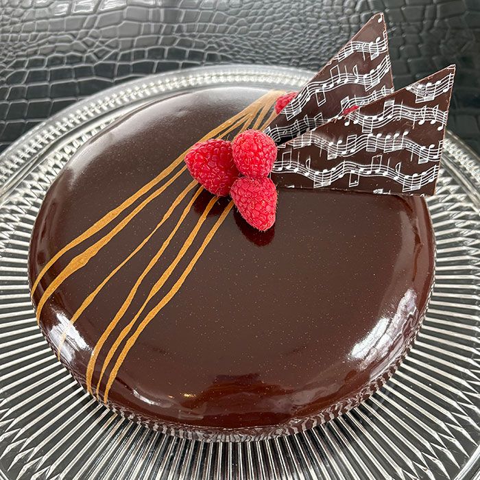 Chocolate Transfer Sheet- Sheet Music White