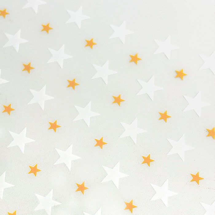 Chocolate Transfer Sheet Stars