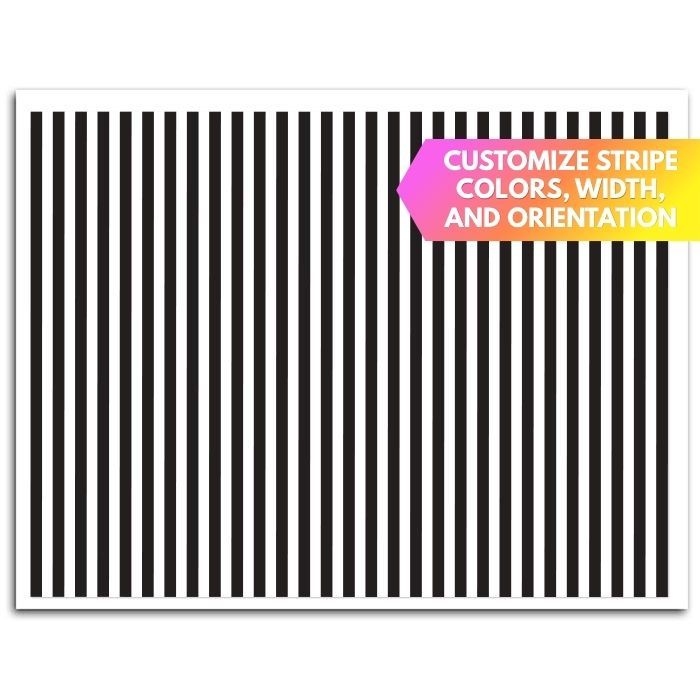 Customizable Icing Sheet Stripes
