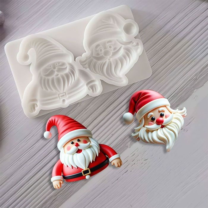 Cutie Santas Silicone Mold