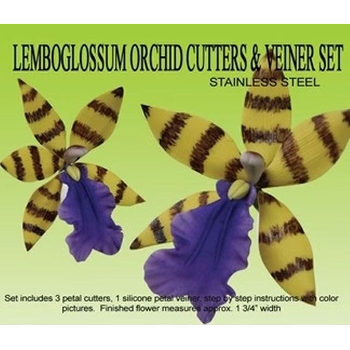 Cutter/Veiner Set Lemboglossum Orchid