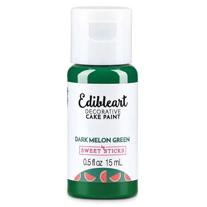 Edible Arts Matte Dark Melon Green Paint-15ml