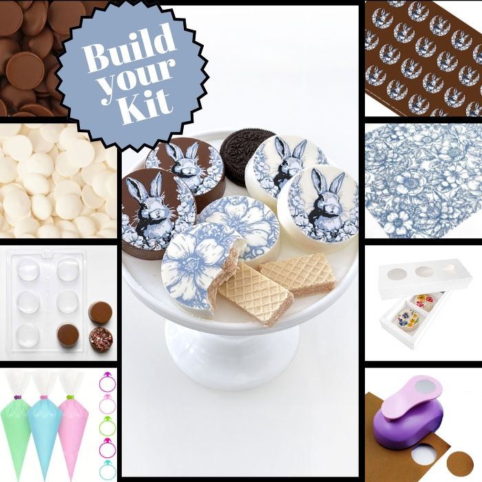 Delft Bunny Chocolate Transfer Oreo Kit