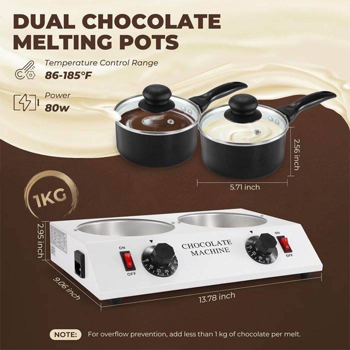 Deluxe Chocolate Melting Pot Duo