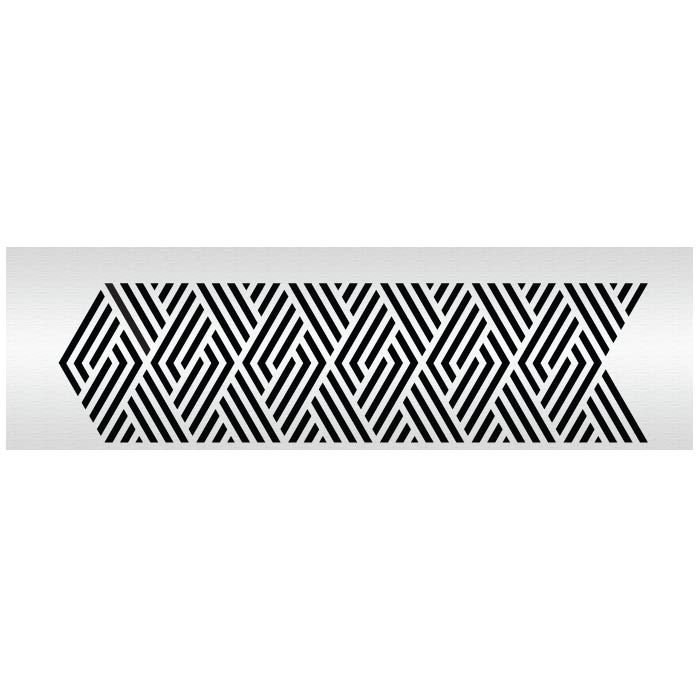 Diamond Stripe Shortened Stencil