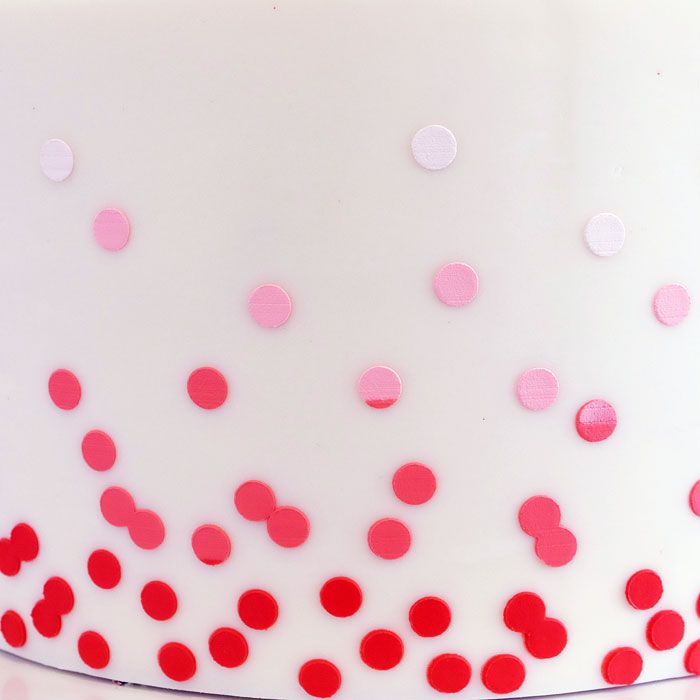 Dissipating Large Dots Acrylic Stencil Shortened