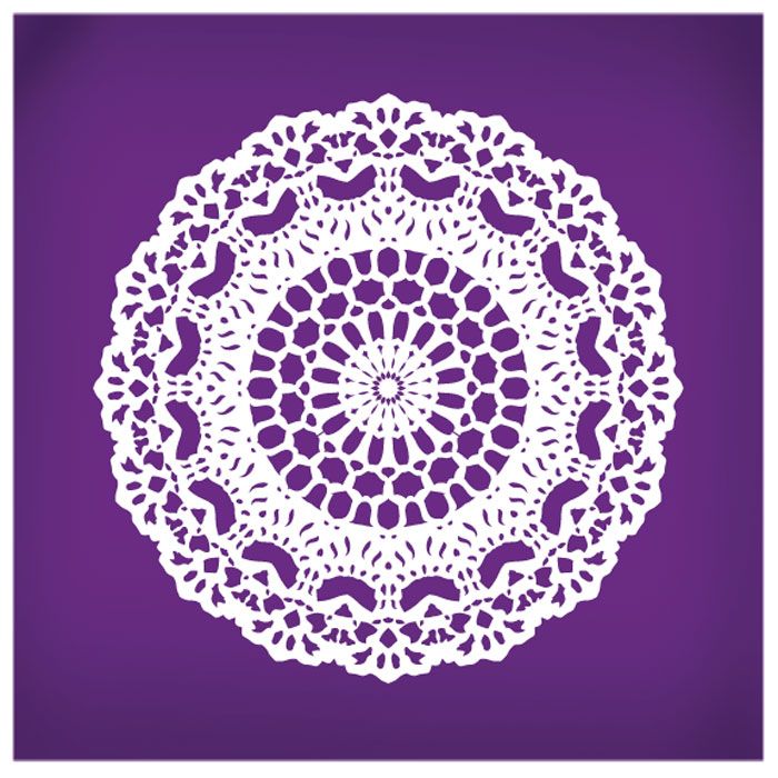 Doily Mesh Stencil Large