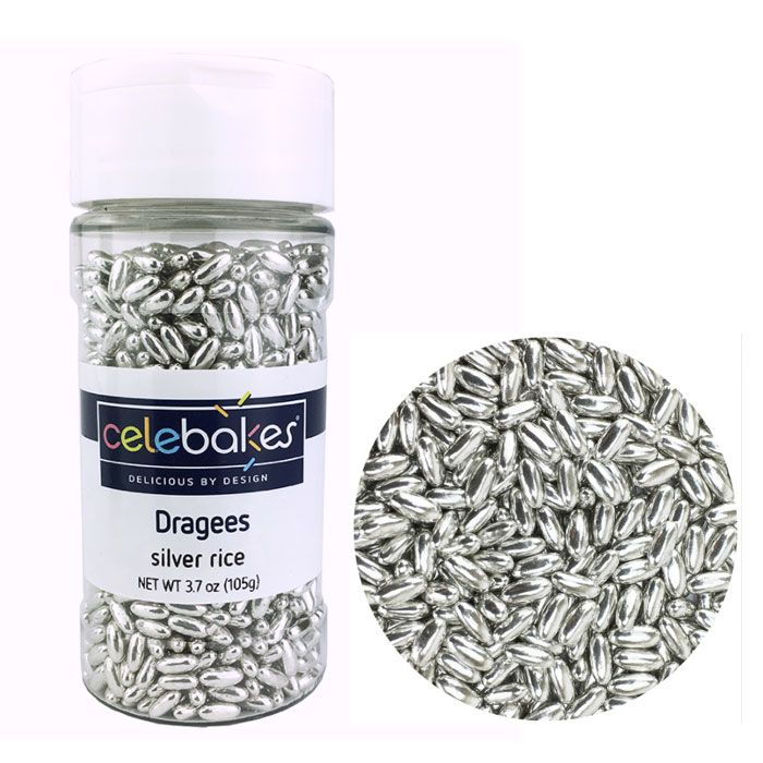 Dragees Silver Rice