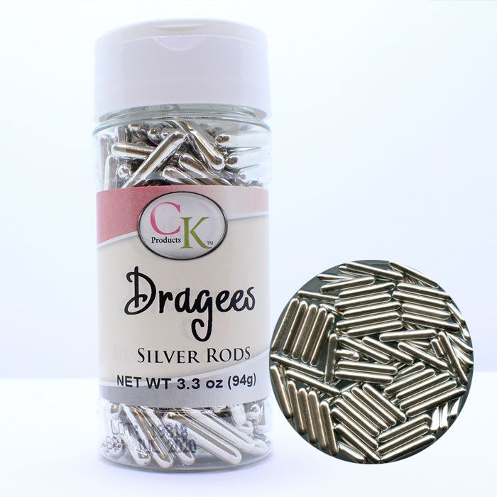 Dragees Silver Rods