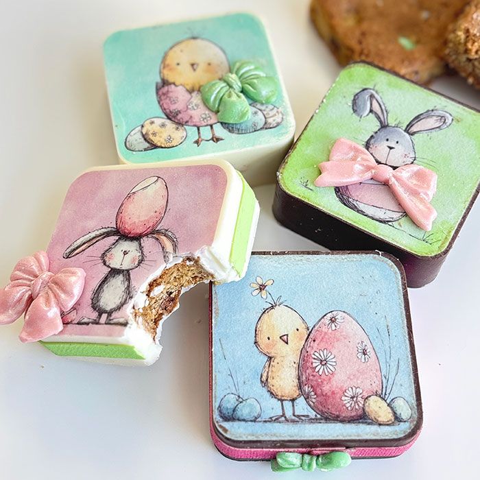 Icing Sheets Easter Friends Squares