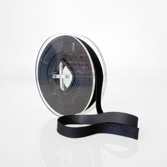 Edible Ribbon Metallic Black Narrow