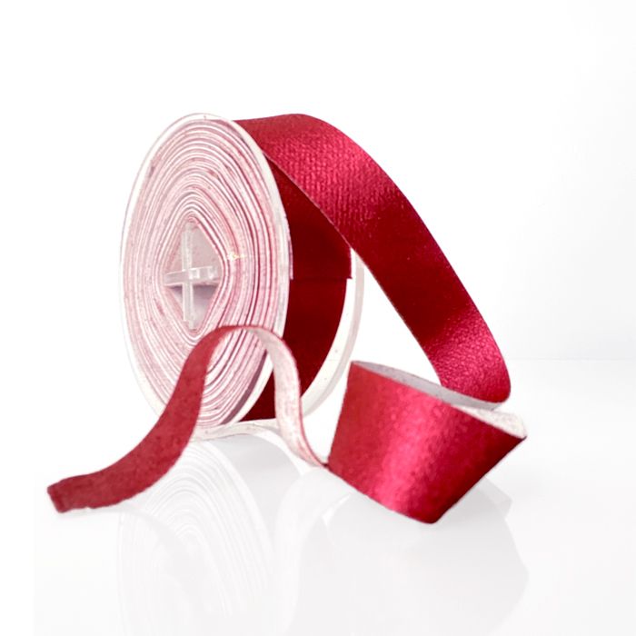 Edible Ribbon Metallic Red Wide