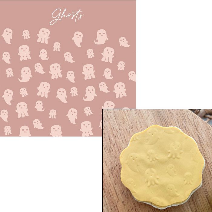 Ghosts Embossed Parchment Sheets