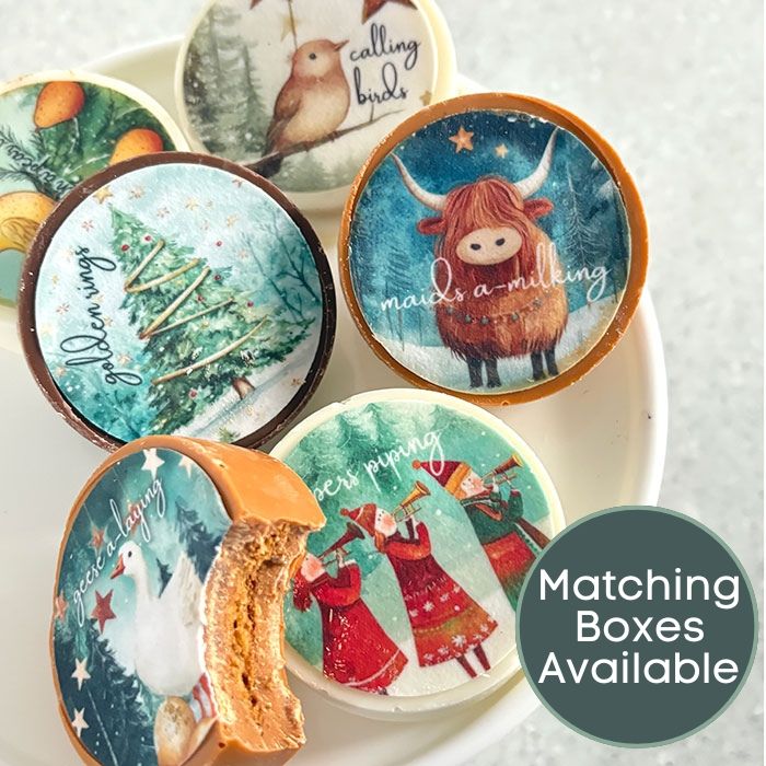 Icing Sheets Enchanted 12 Days of Christmas Cookie/Cupcake