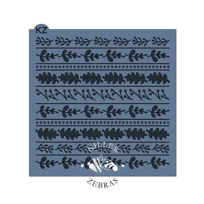 Fall Sweater Stencil by Killer Zebras