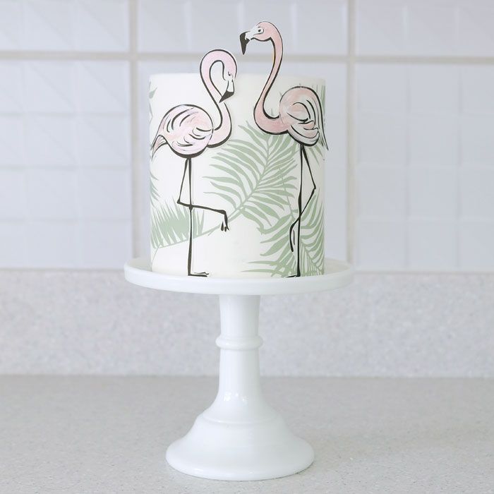 Flamingos Shortened Mesh Stencil