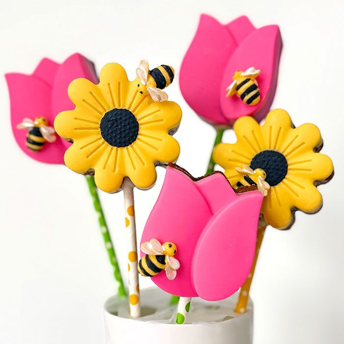 Spring Flowers Silicone Baking Mold