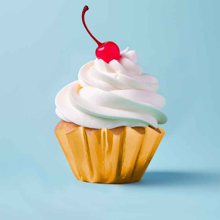 Fluted Cupcake Liners Gold