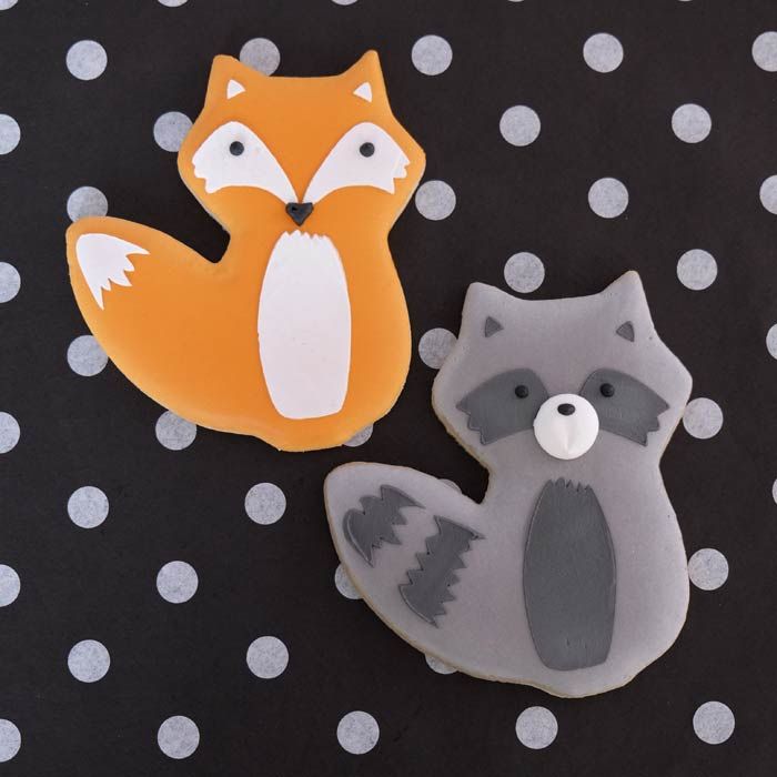 Cutie Foxy Raccoon Cookie Set