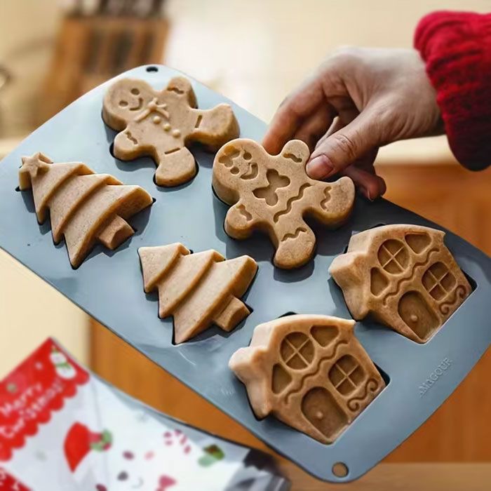 Gingerbread Village Silicone Baking Mold