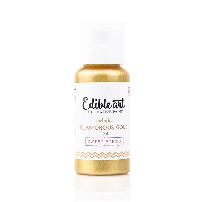 Edible Arts Metallic Glamorous Gold Paint-15ml