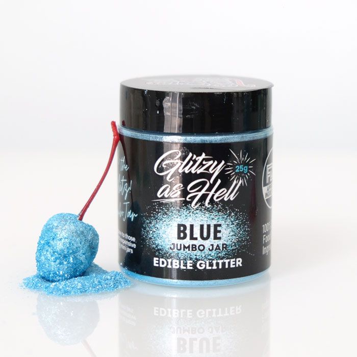  Blue Edible Glitter Disco Dust - 7 grams - Decorating