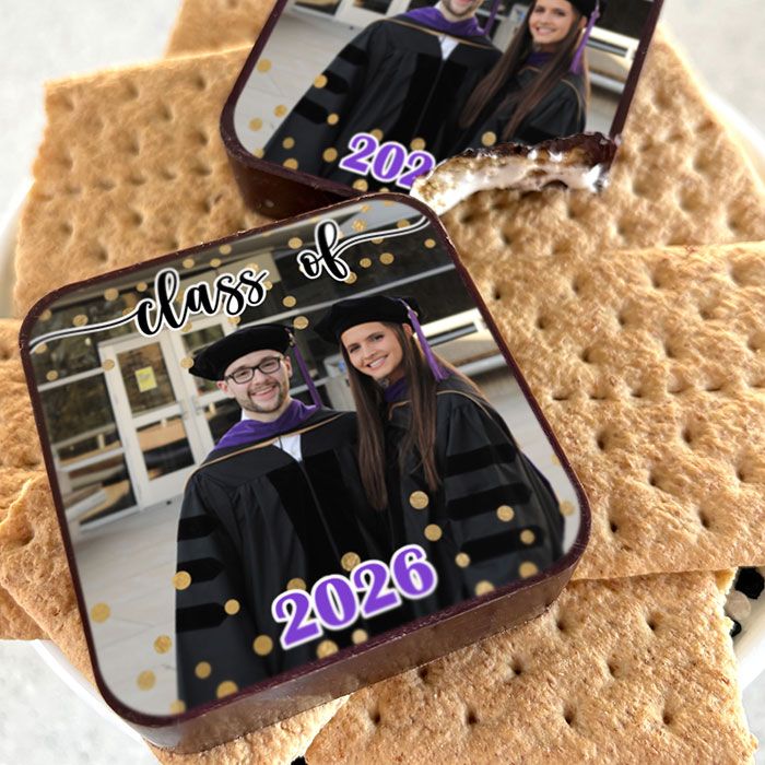 Customizable Icing Sheets Confetti Graduation Squares