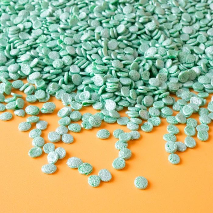 Confetti Sequins Green Pearl