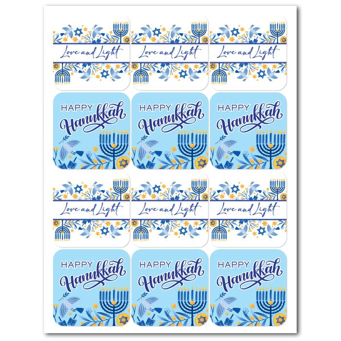 Icing Sheets Hanukkah Squares