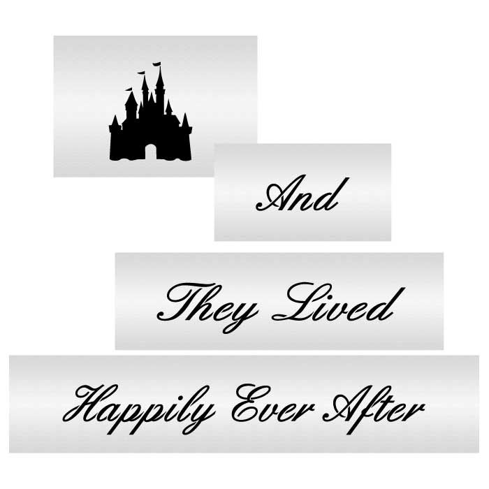 Happily Ever After Stencil Set