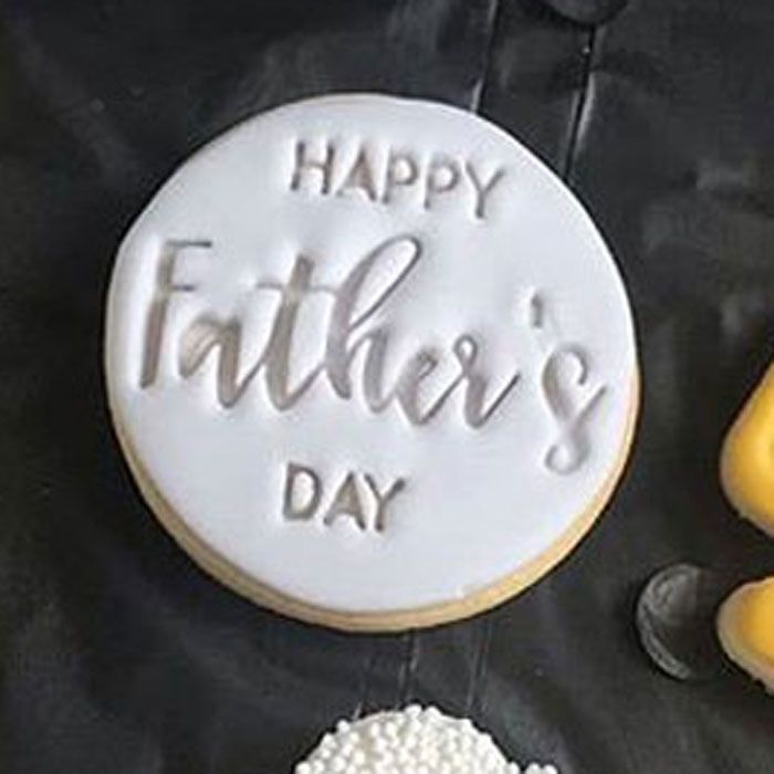 Cookie Embosser Happy Father's Day