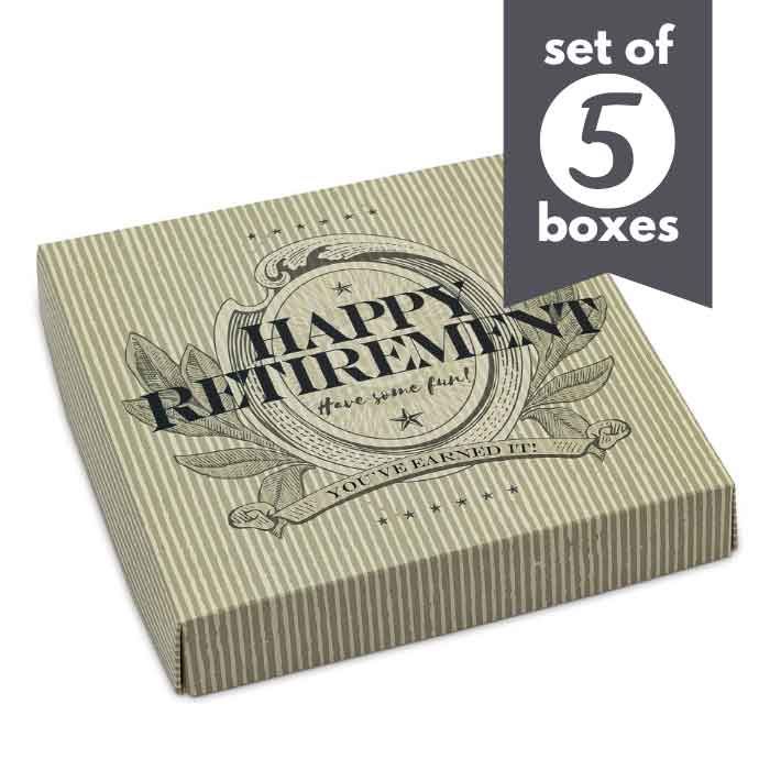 Happy Retirement Treat Boxes 