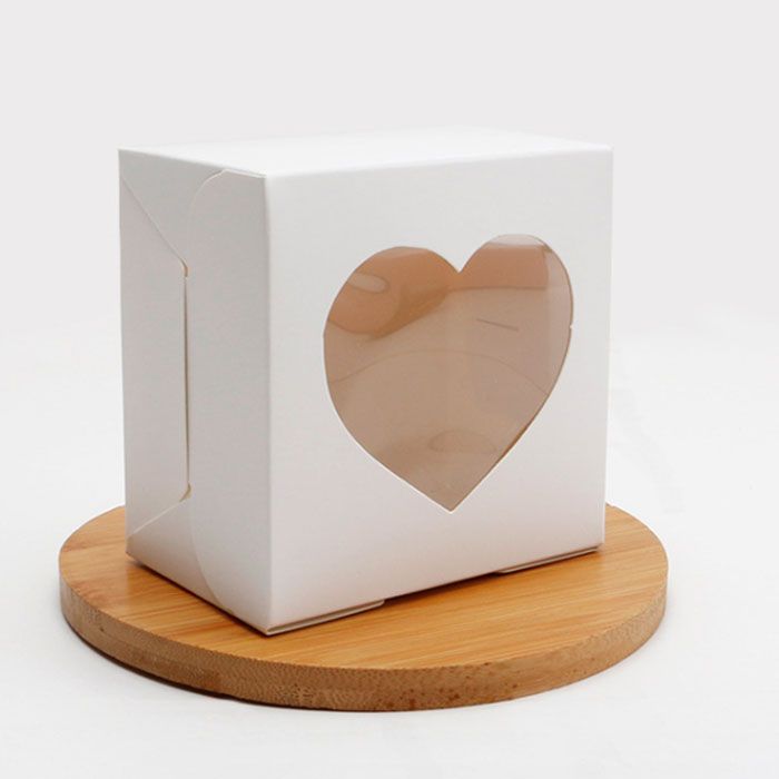 Heart Window Treat Boxes White