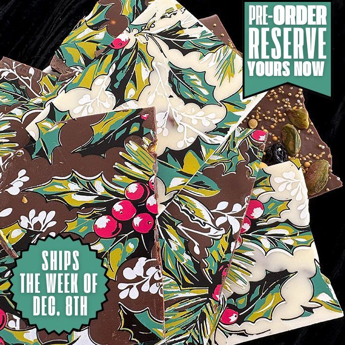 Chocolate Transfer Sheet Holly 