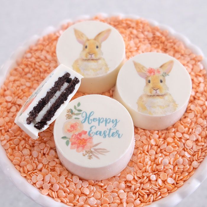 Icing Sheets Watercolor Bunnies Easter Cookie/Cupcake