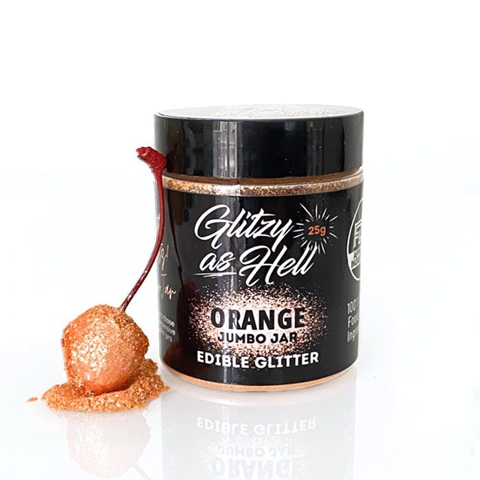 Glitzy as Hell Edible Glitter Orange