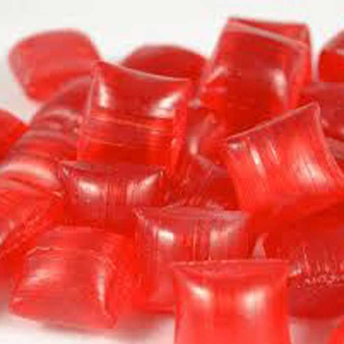 Isomalt Pillows Ruby Red