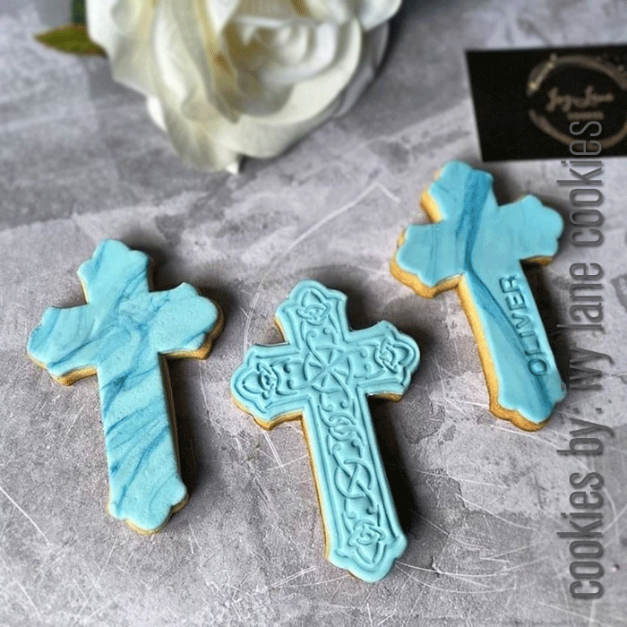 Cookie Embosser Set Decorative Cross