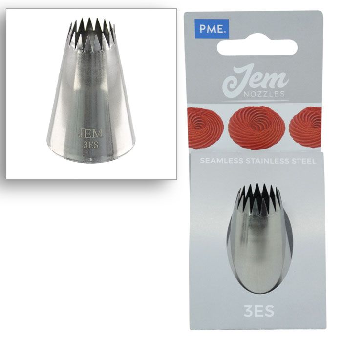 Jem Fine Tooth Large Open Star Savoy Tip 3ES