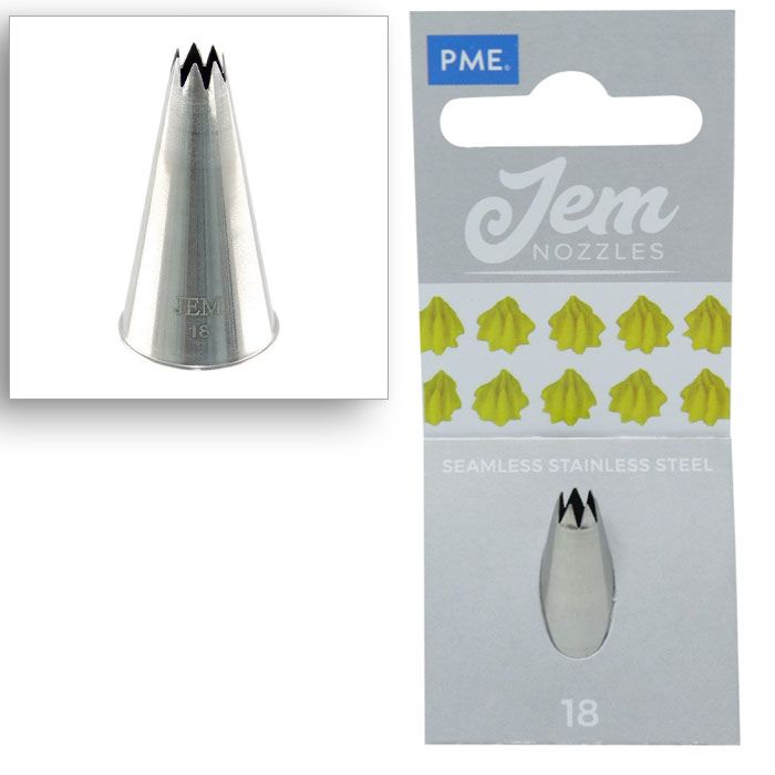 JEM Number 18 Open Star Tip