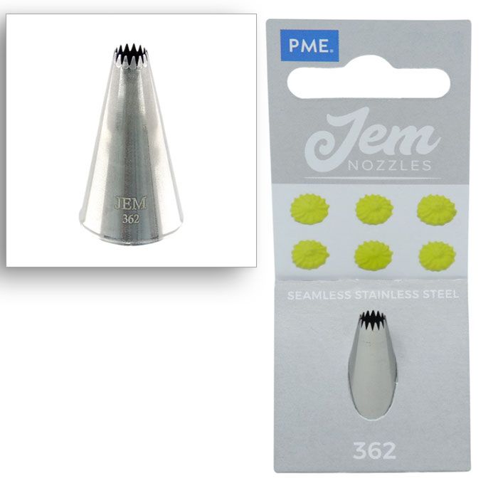 Jem Fine Tooth Open Star Tip 362