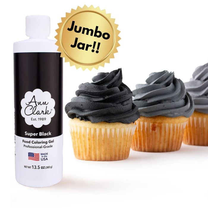 Super Black Food Color Gel, Jumbo 13.5 oz. 