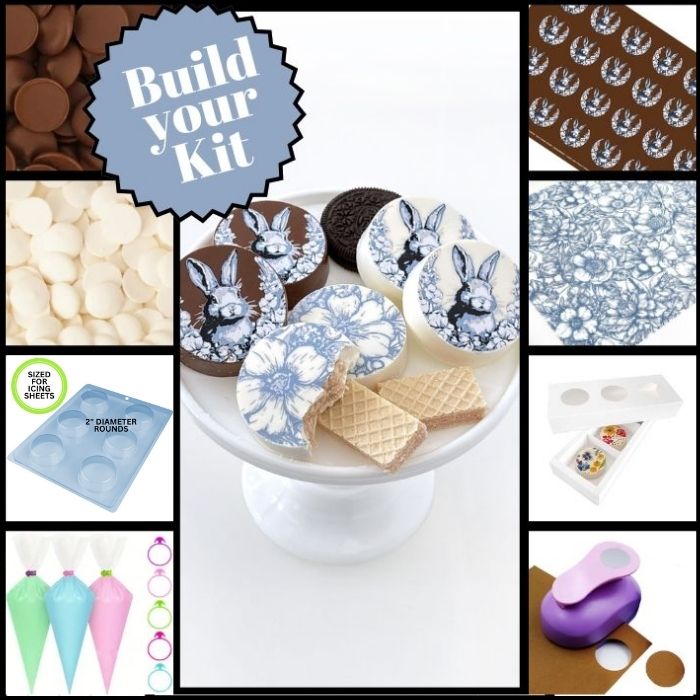 Delft Bunny Chocolate Transfer Oreo Kit