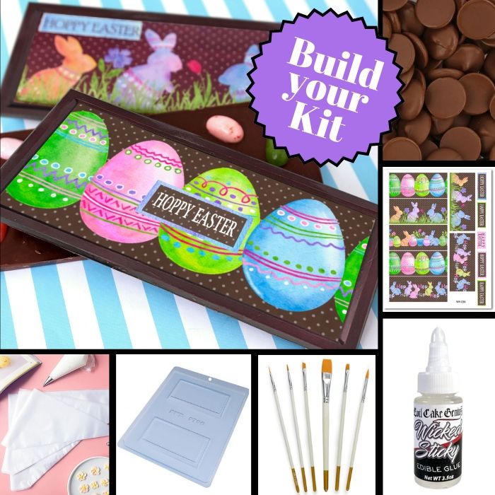 Watercolor Rabbits Candy Bar Kit