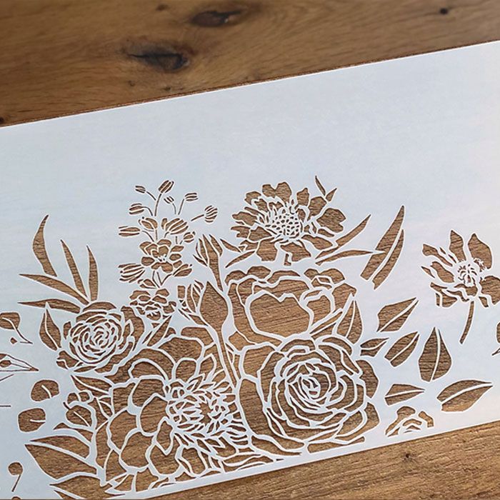 Lilyville Stencil by Angela Morrison