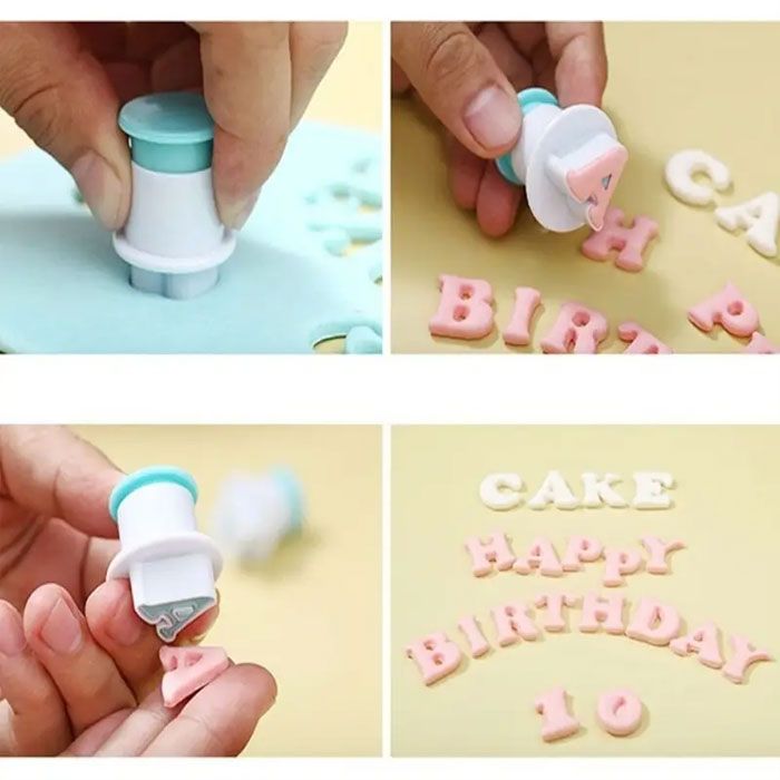 Little Uppercase Alphabet Plunger Cutters